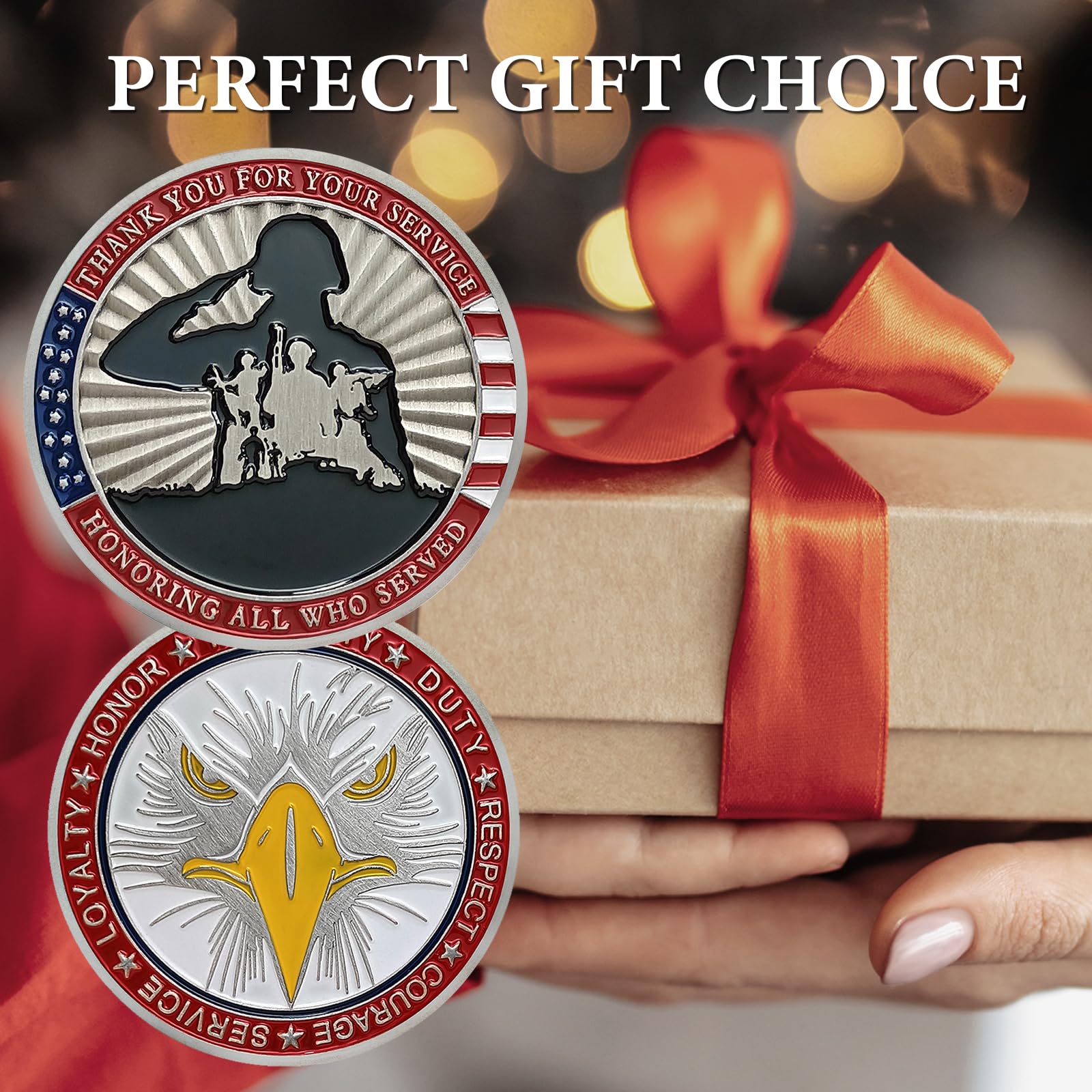Thank You for Your Service Military Veterans Challenge Coin mysite