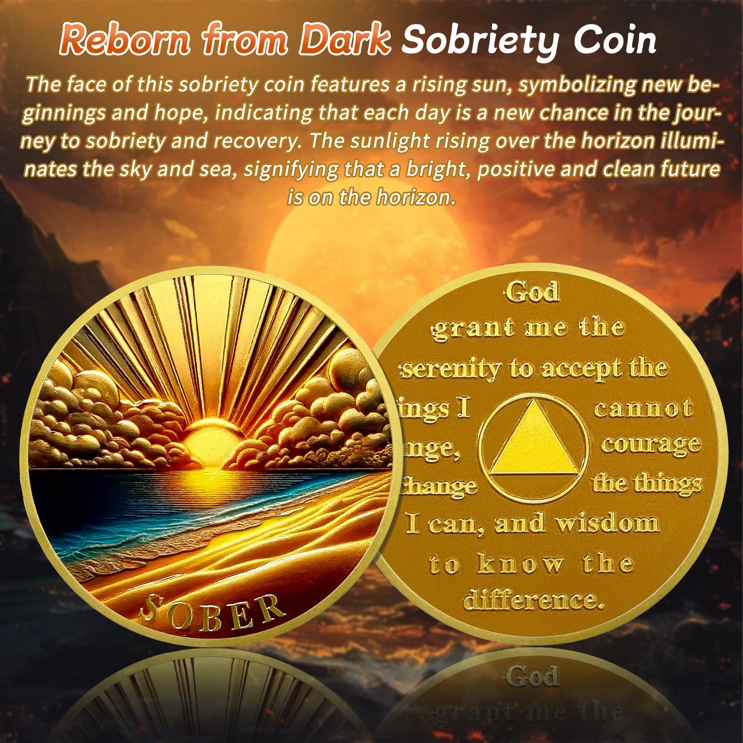 Recovery Sunrise Addiction Reborn from Dark Sobriety Coin mysite