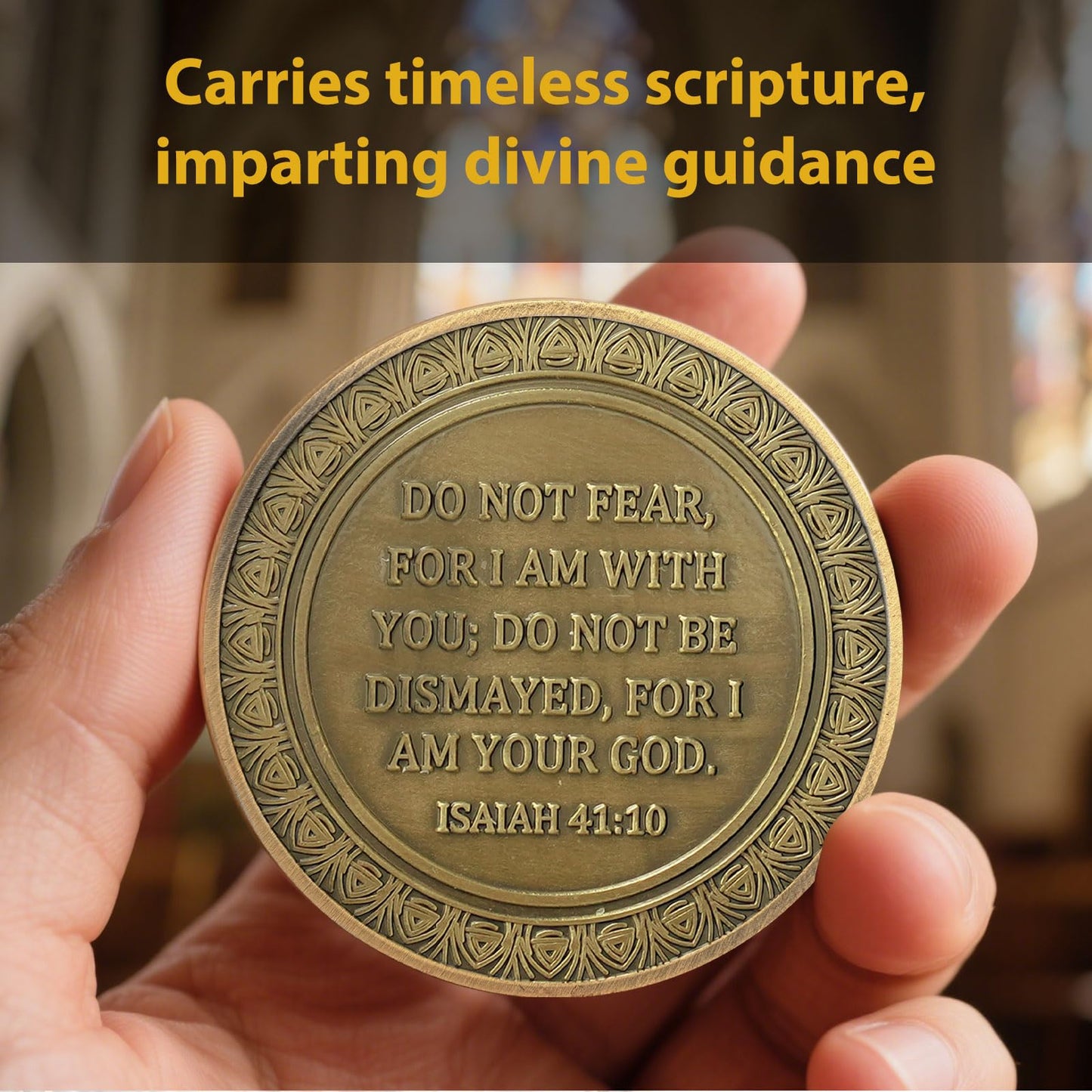 Sacred Jesus Comfort Christian Challenge Coin mysite