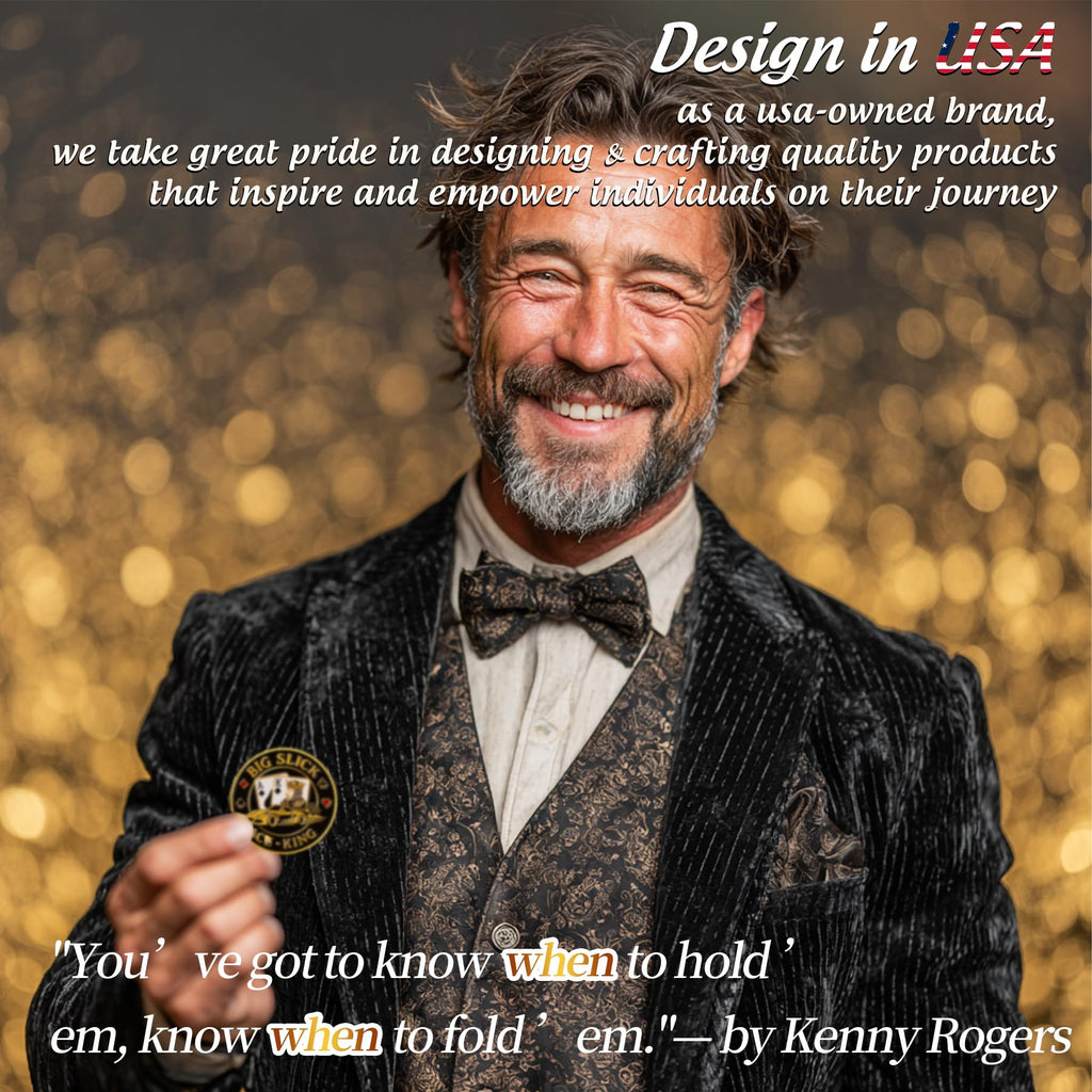 Powerful Big Slick Poker Card Protectors Coin mysite