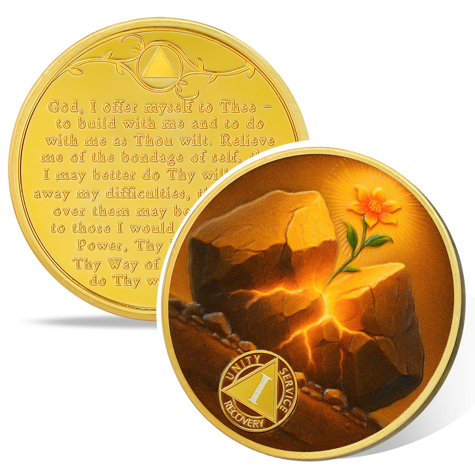 Personalized Hope in The Crack Sobriety Coin mysite