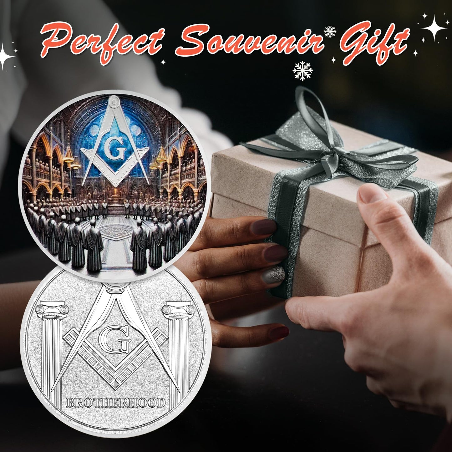 Masonic Brotherhood Masonic Challenge Coin mysite
