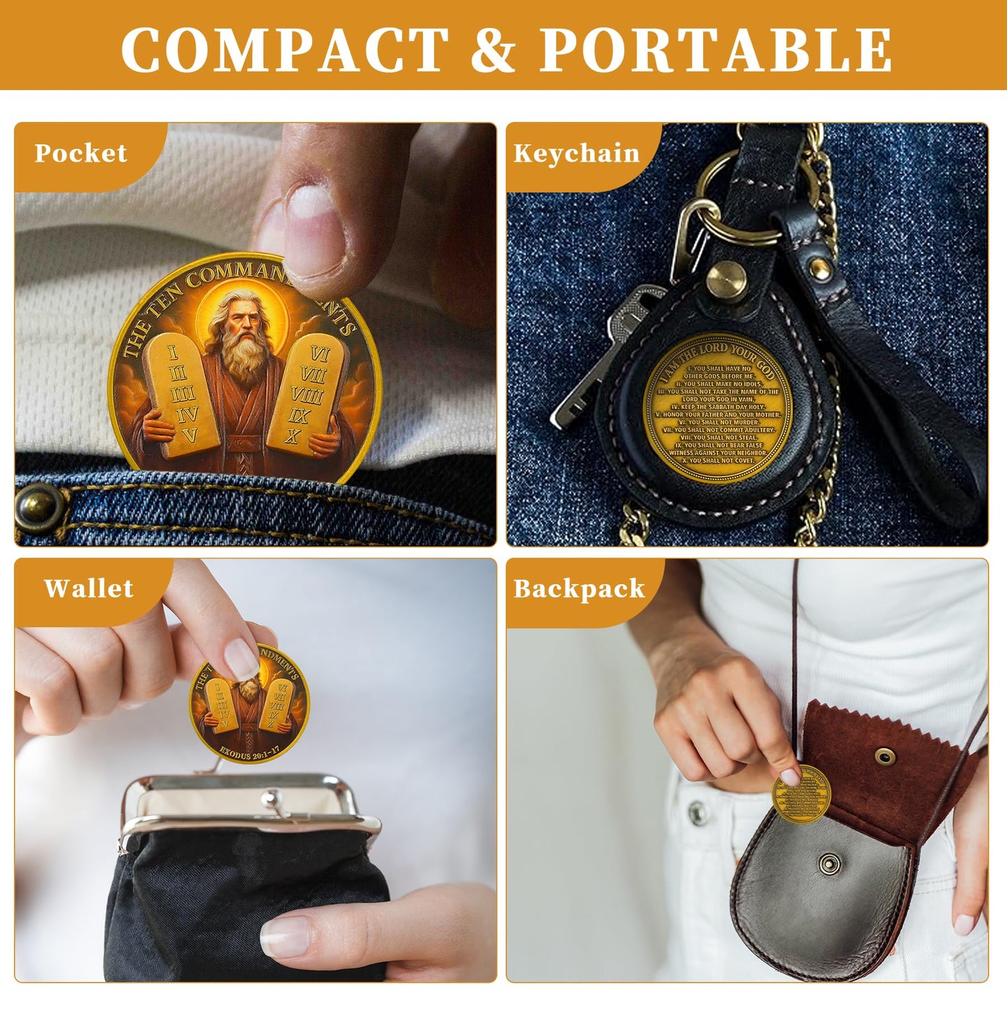 Ten Commandments Prayer  Challenge Coin mysite