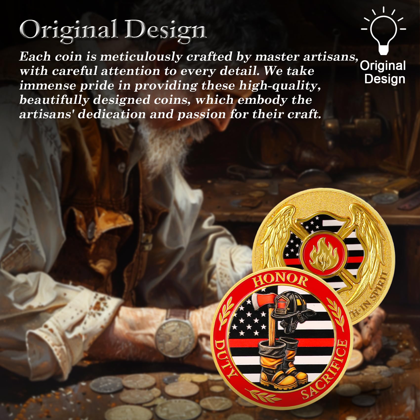 First Responder Firefighter Challenge Coin mysite