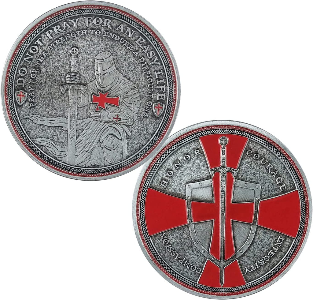 4 Pac Sets Knight Templar Challenge Coins Gift mysite