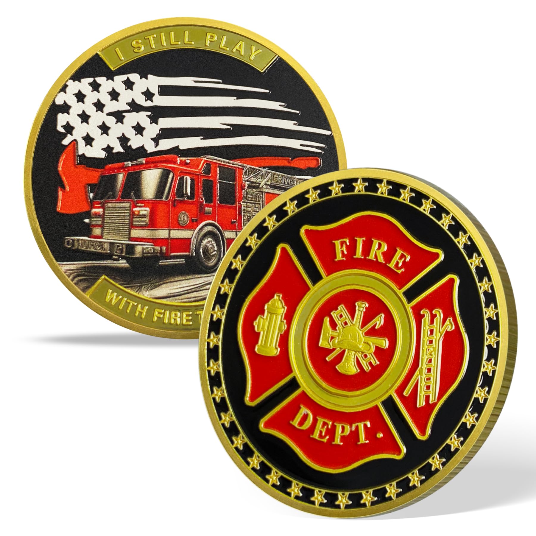 Firefighter Helmet Challenge Coin mysite
