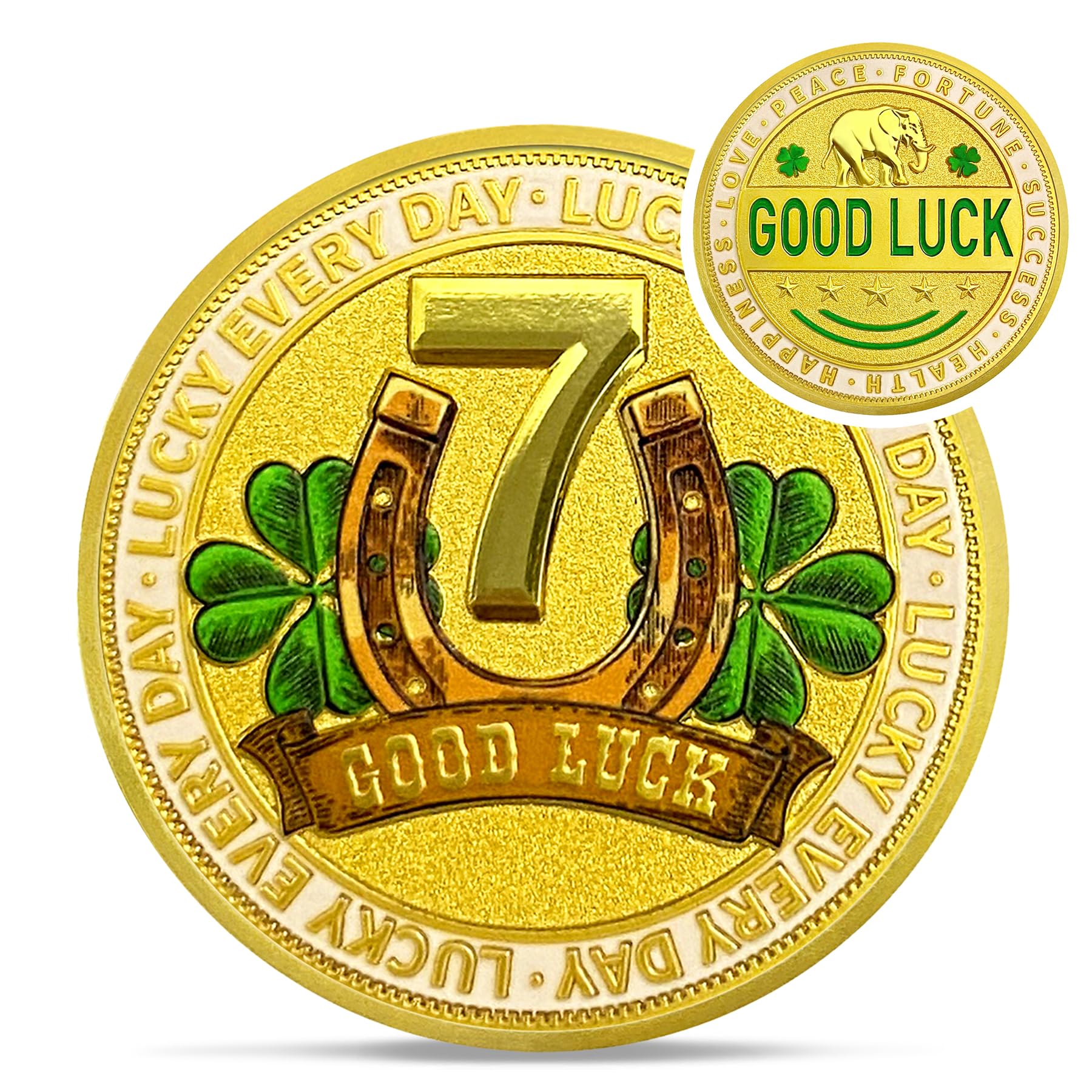 Gold Double Sided Lucky Coin mysite