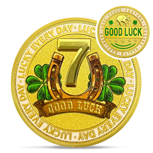 Gold Double Sided Lucky Coin mysite