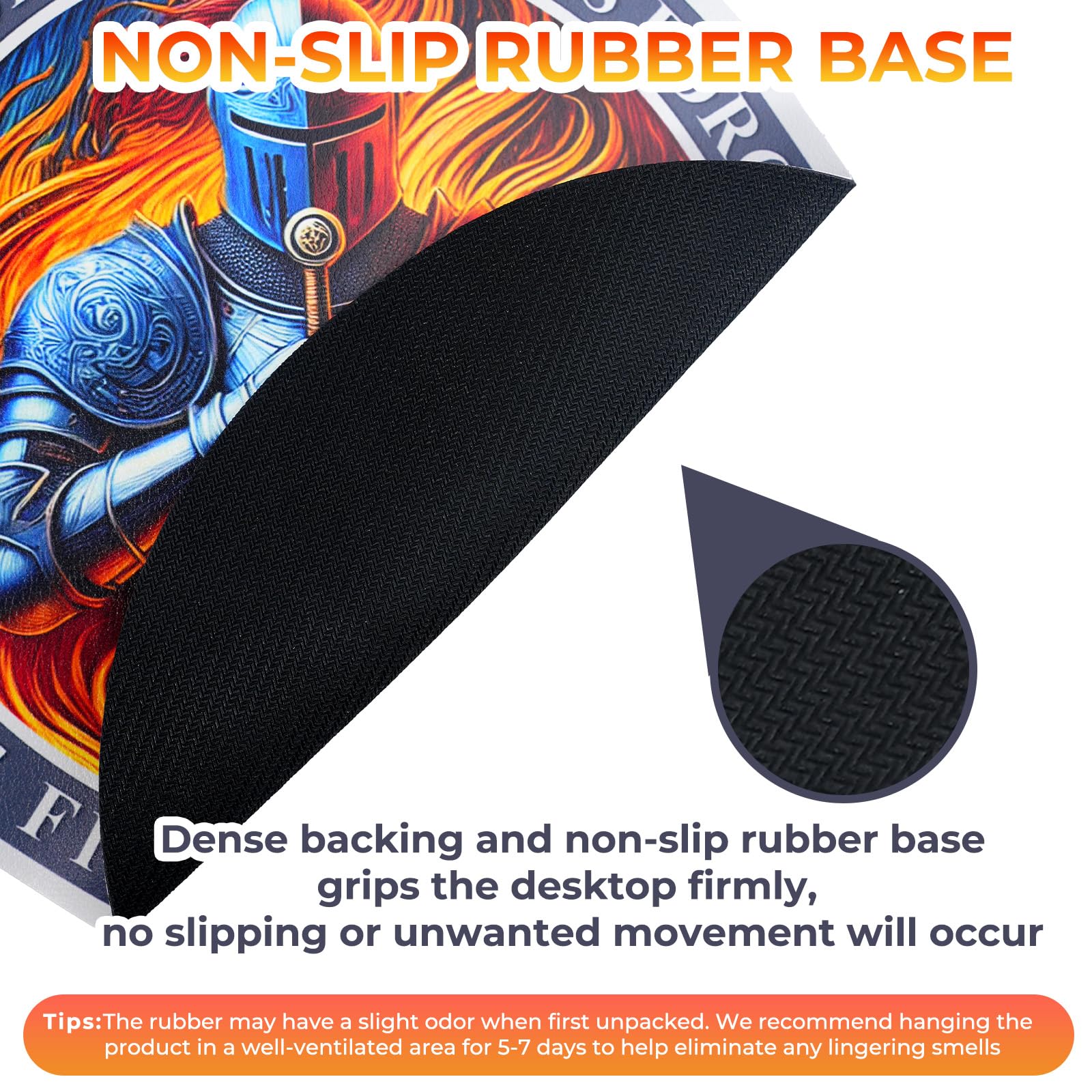 Knight Dumpster Fire Mouse Pad mysite