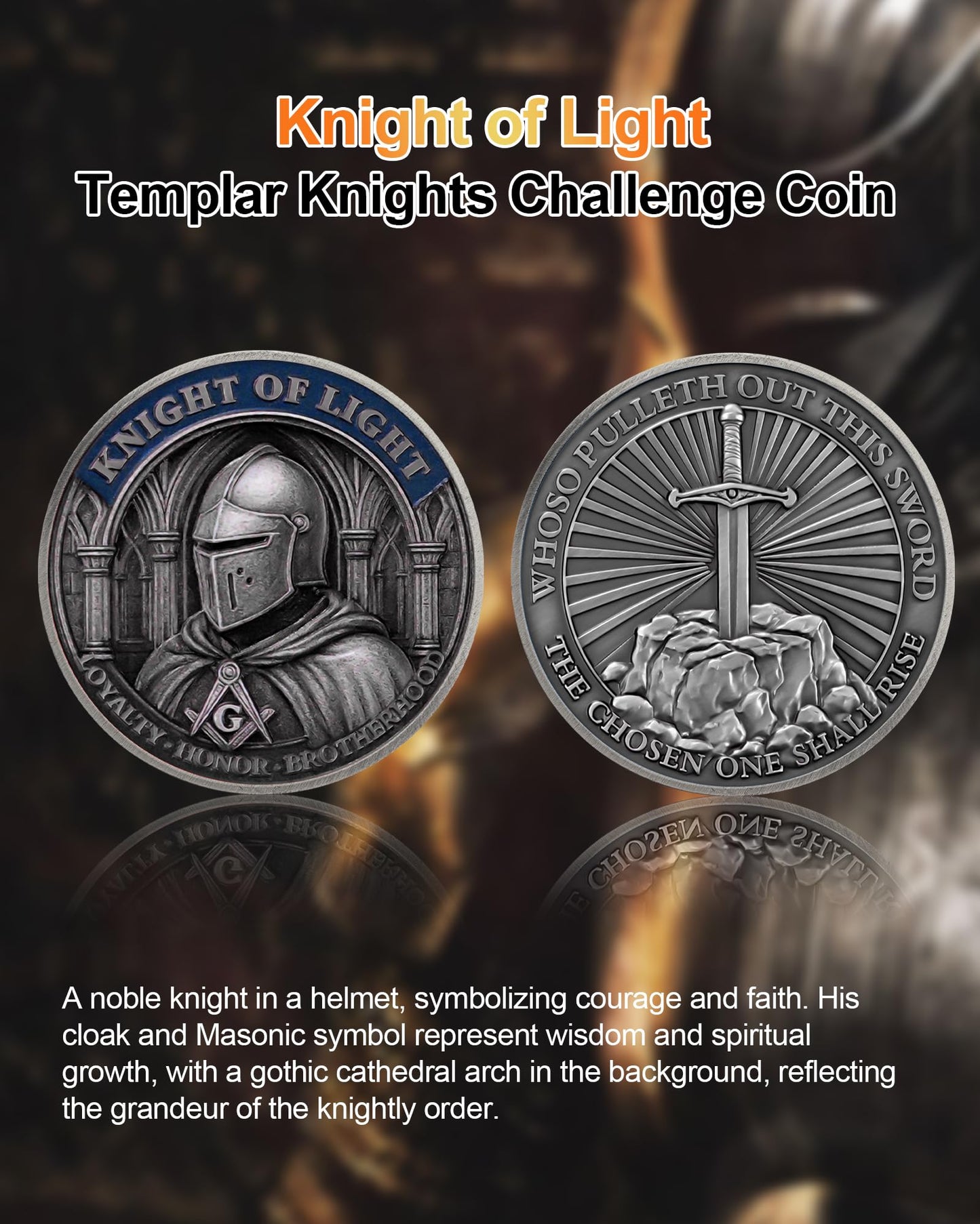 Knights Templar Challenge Coin mysite