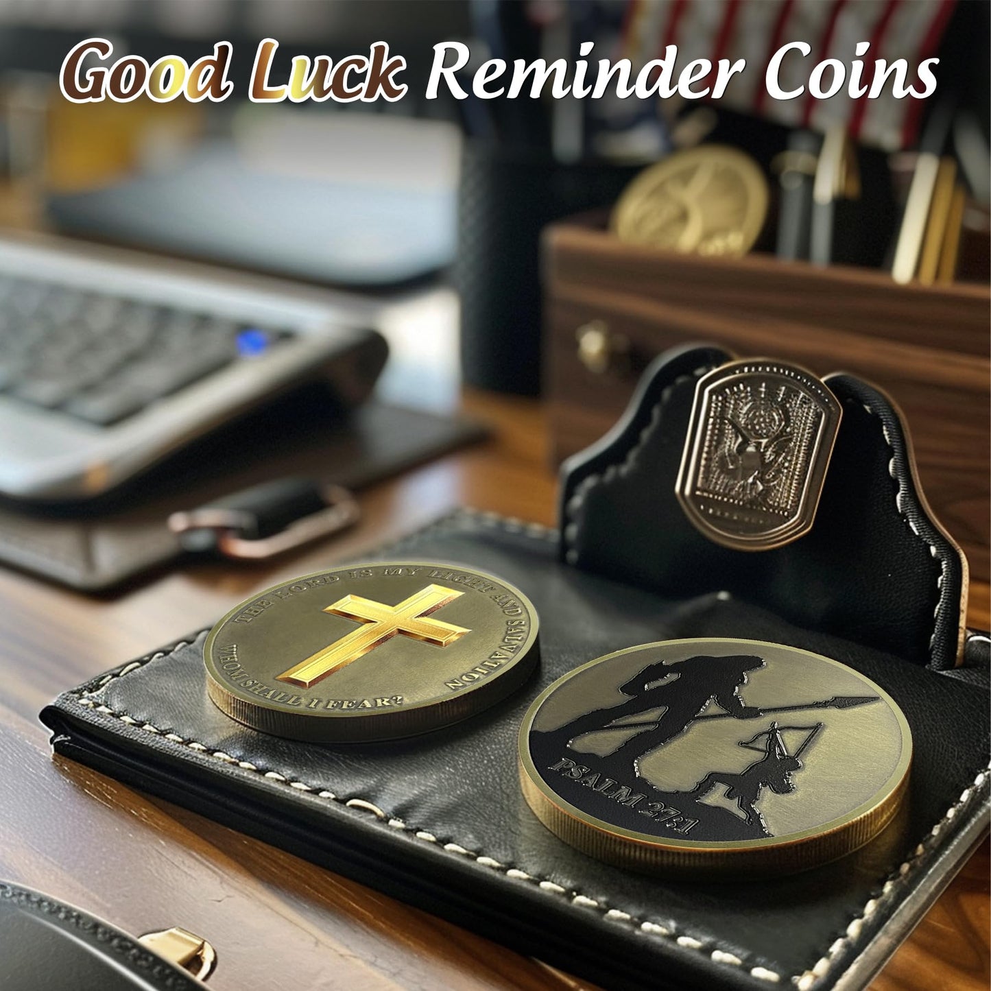 David and Goliath Christian Challenge Coin mysite