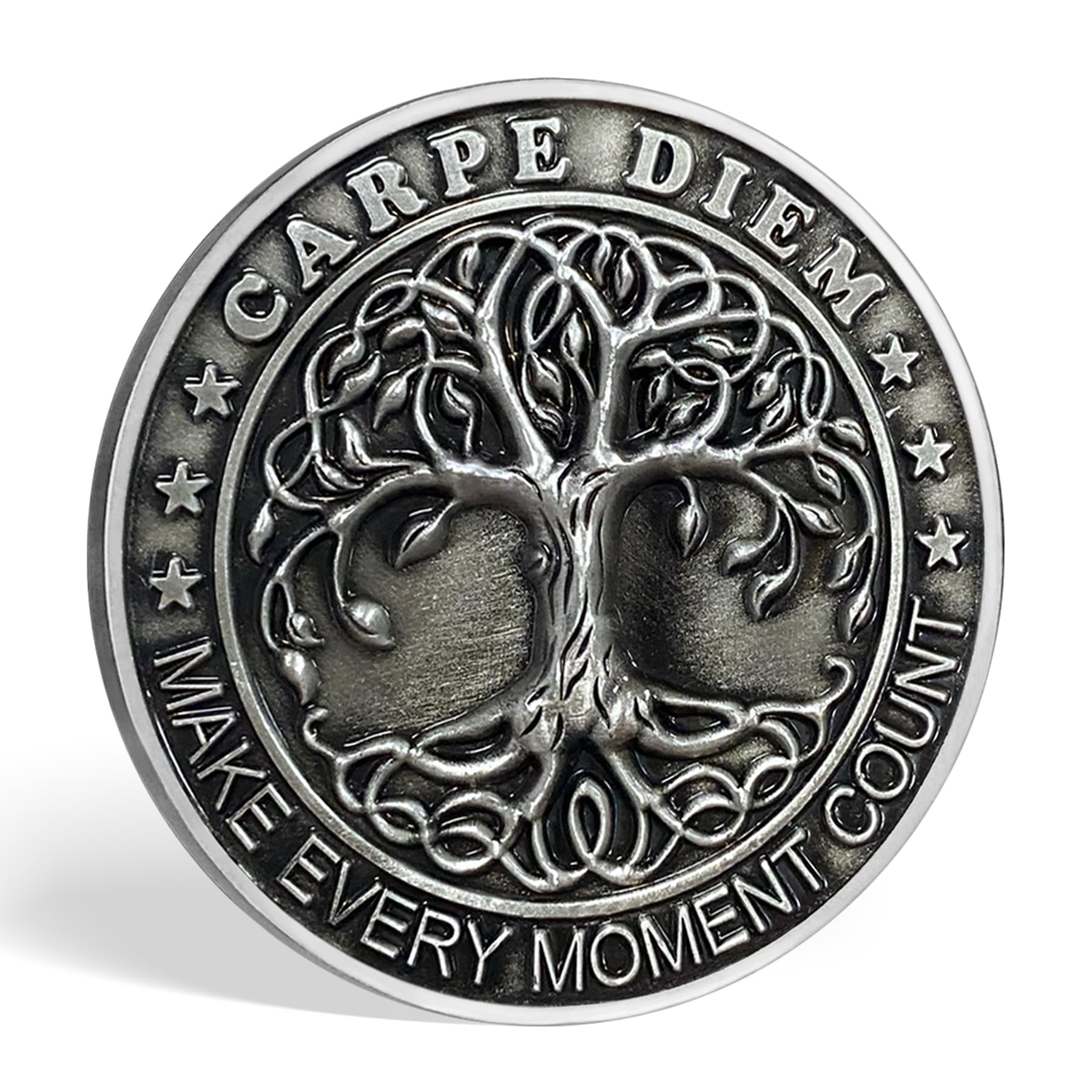 Memento Mori Memento Vivere Coin 3D Skull Challenge Coins mysite