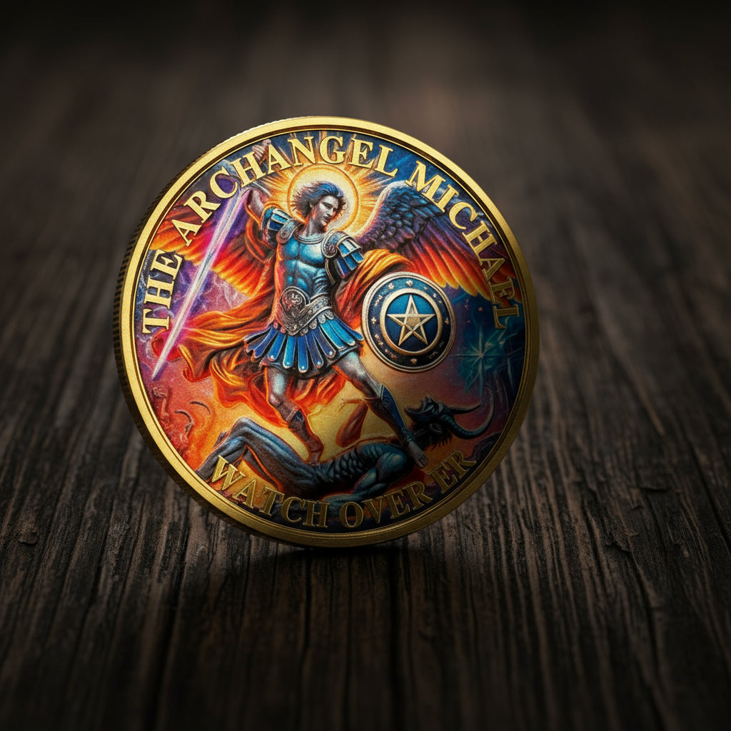Archangel Michael Police Officers Prayer Coin mysite