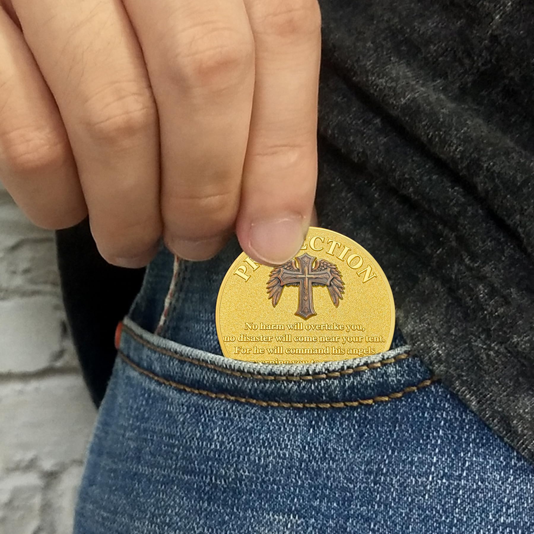 Archangel Michael Christian Challenge Coin mysite