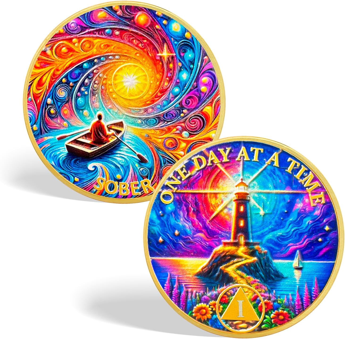 Personalized Recovery One Day at a Time  Sobriety Coin mysite