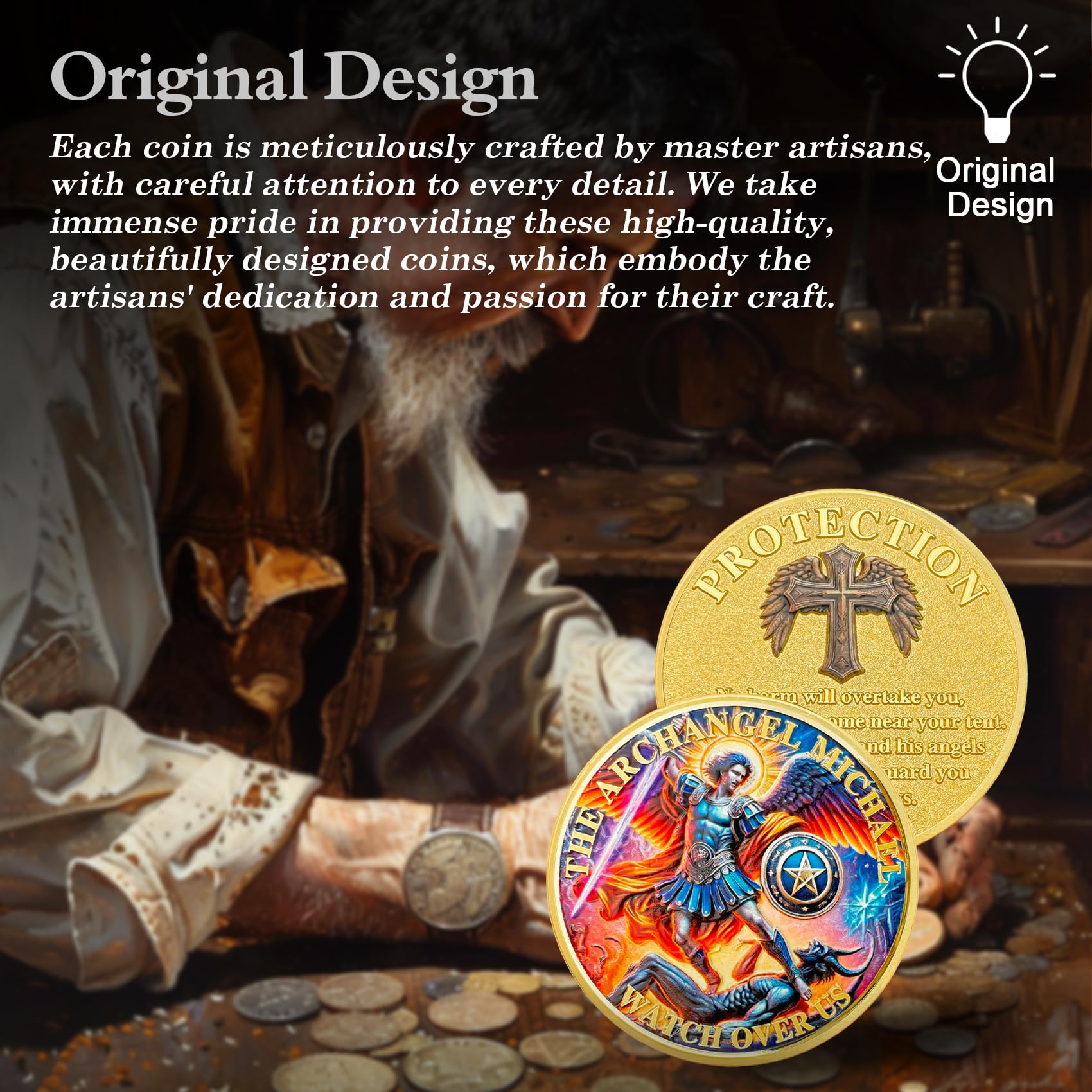 Archangel Michael Police Officers Prayer Coin mysite