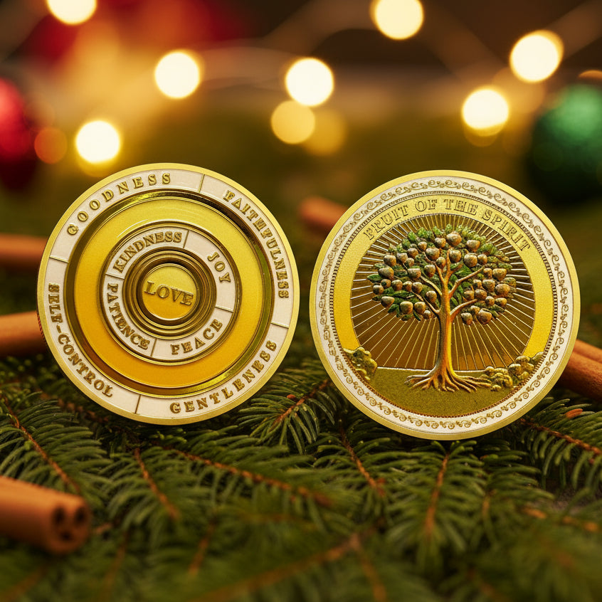 Fruit of The Spirit Christian Challenge Coin mysite