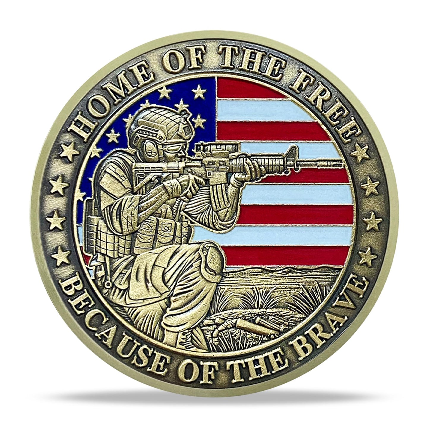 Military Veterans Thank You for Your Service Challenge Coin mysite