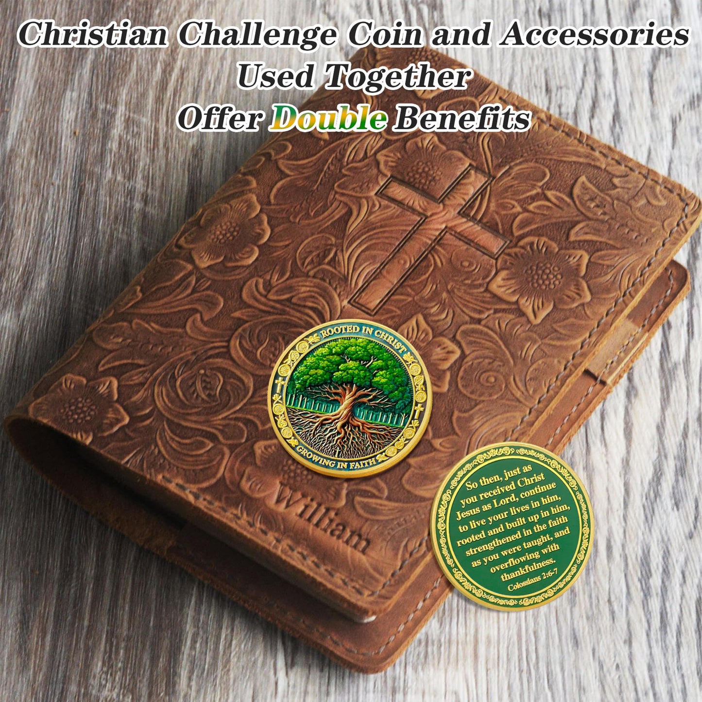 Tree of Faith Christian Challenge Coin mysite