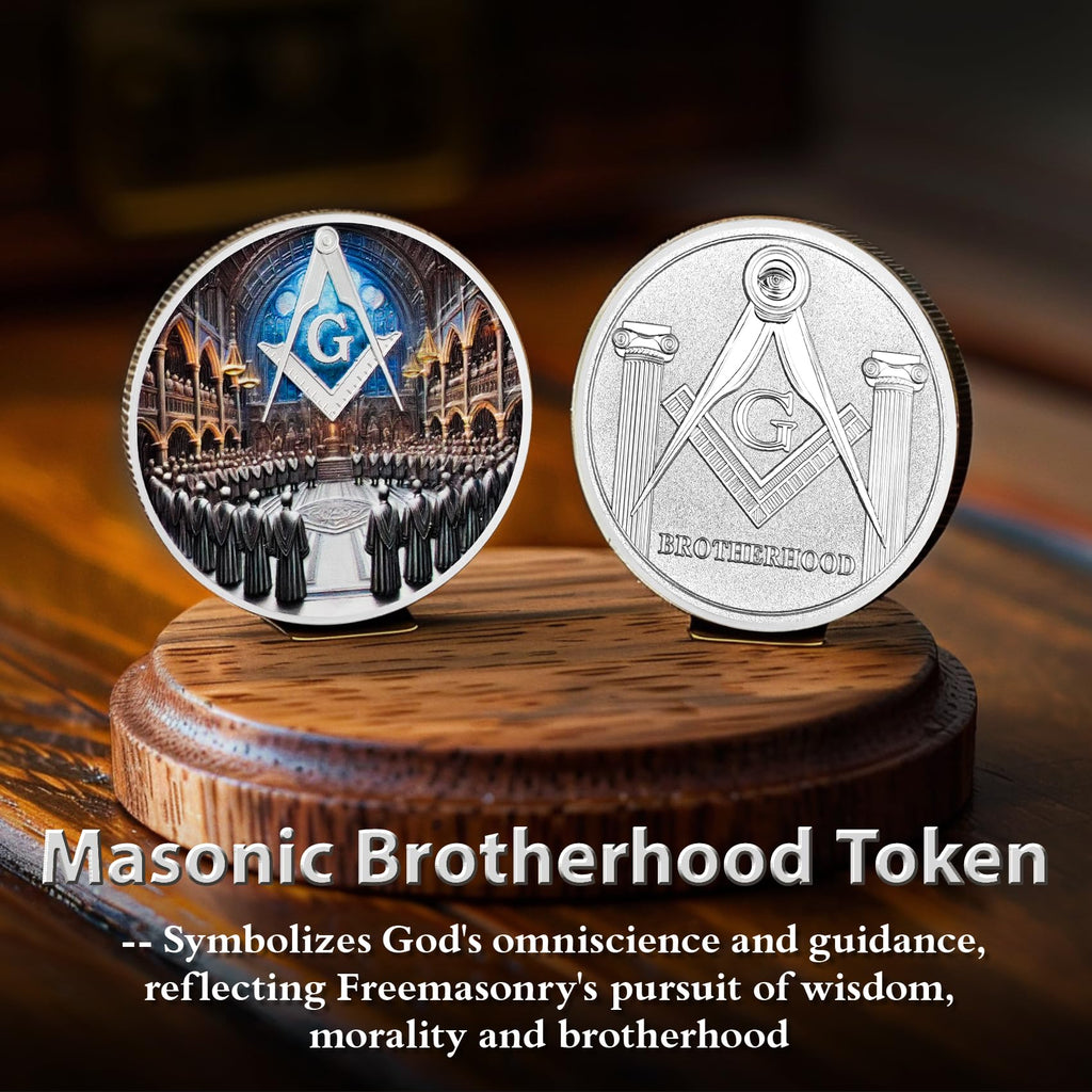 Masonic Brotherhood Masonic Challenge Coin mysite
