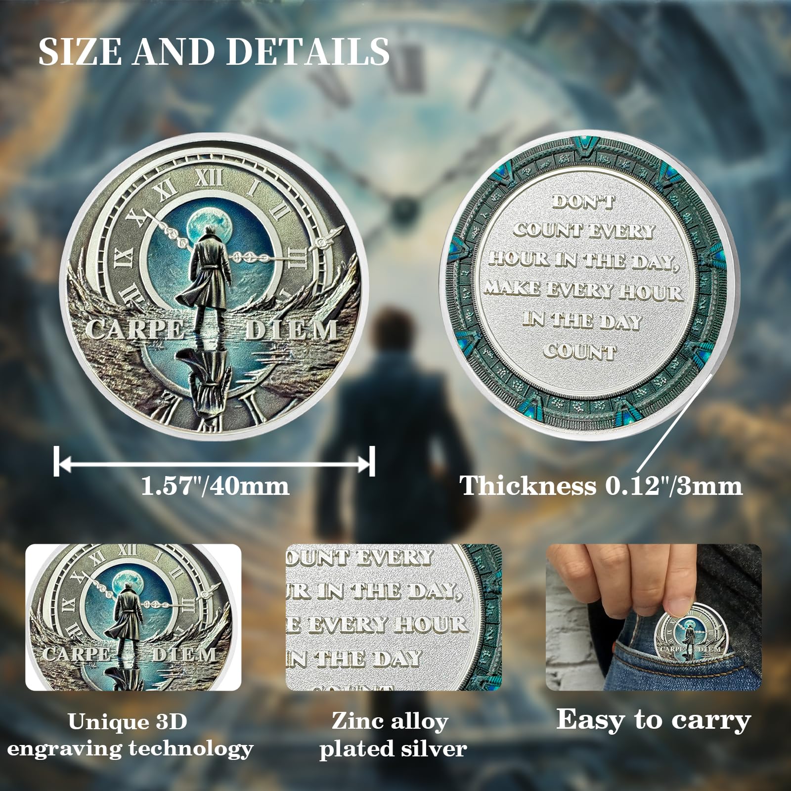 Memento Mori Carpe Diem Challenge Coin mysite
