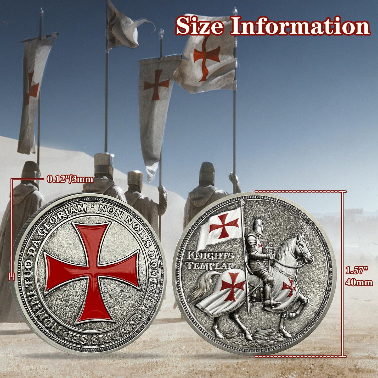 Knights Templar Challenge Coin mysite
