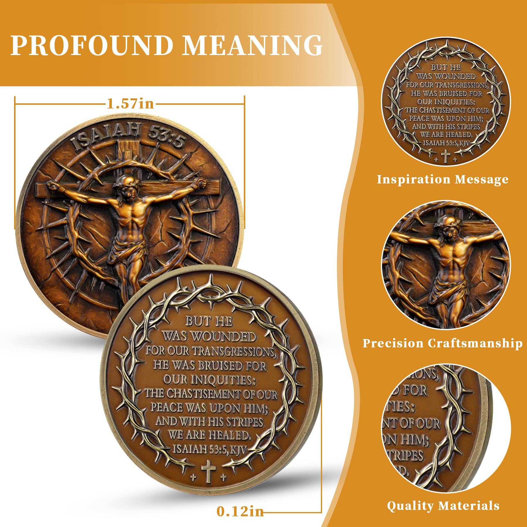 Jesus Christ Sacrifice Challenge Coin mysite