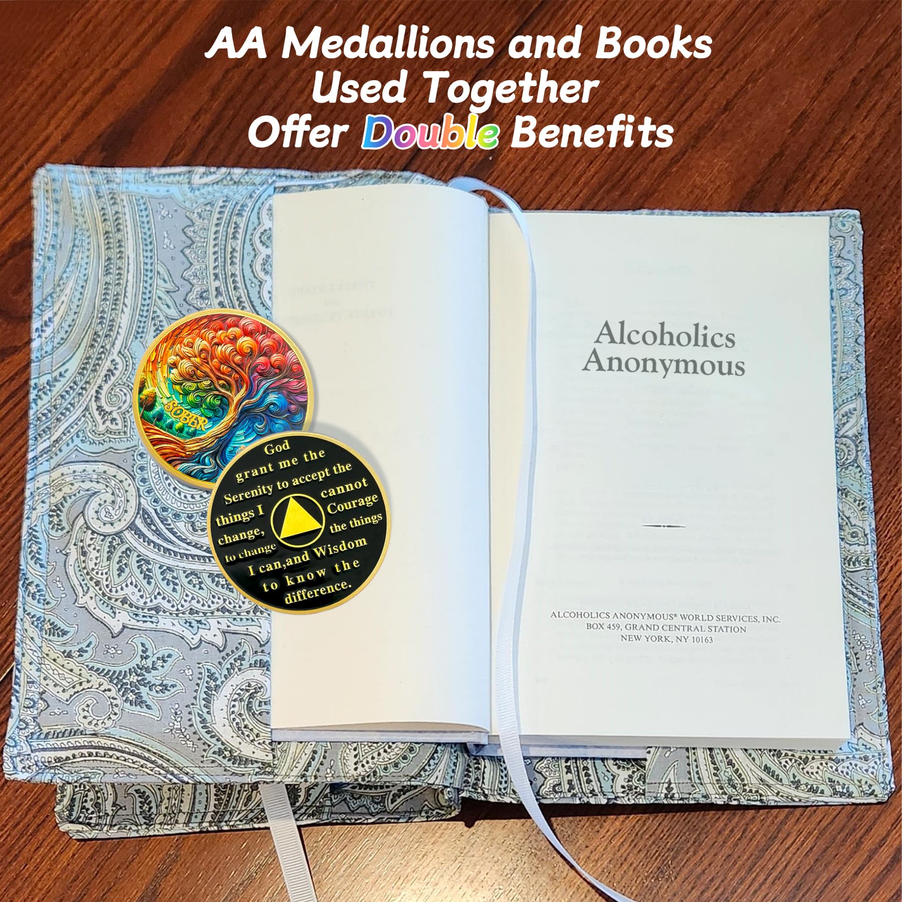 0-10 Year Artsy Oil Painting Recovery Addiction Tree of Life Sobriety Coin mysite