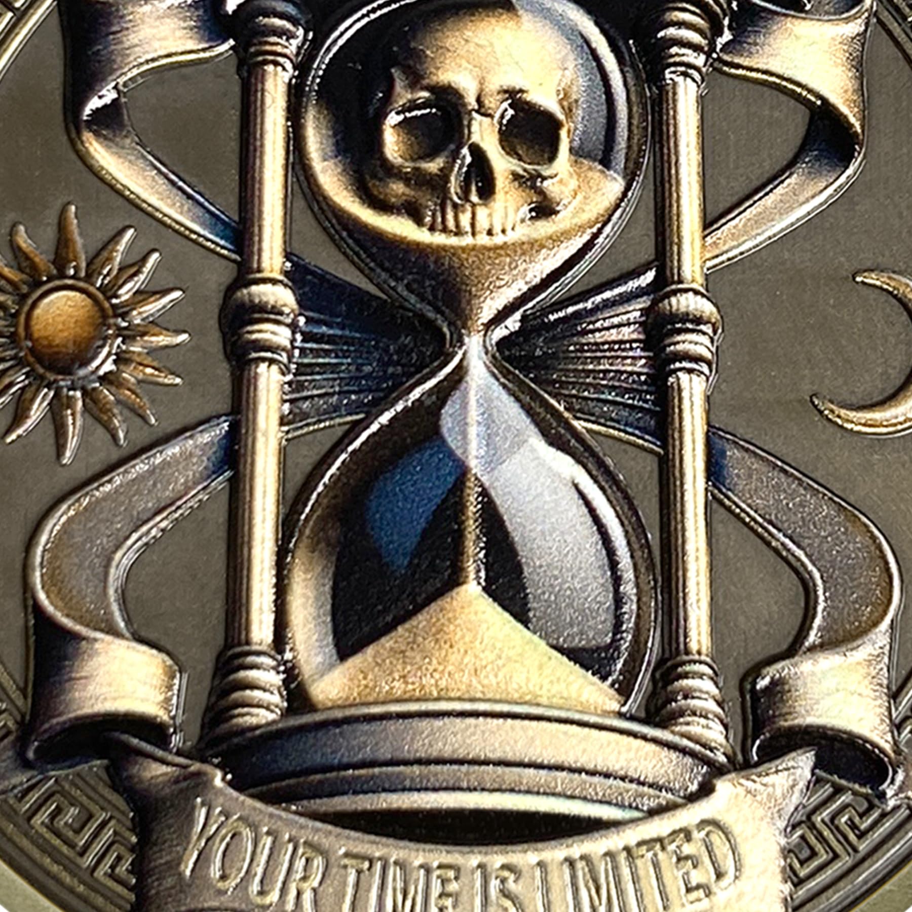 Daily Stoic Reminder Skull Challenge Memento Mori Coin mysite