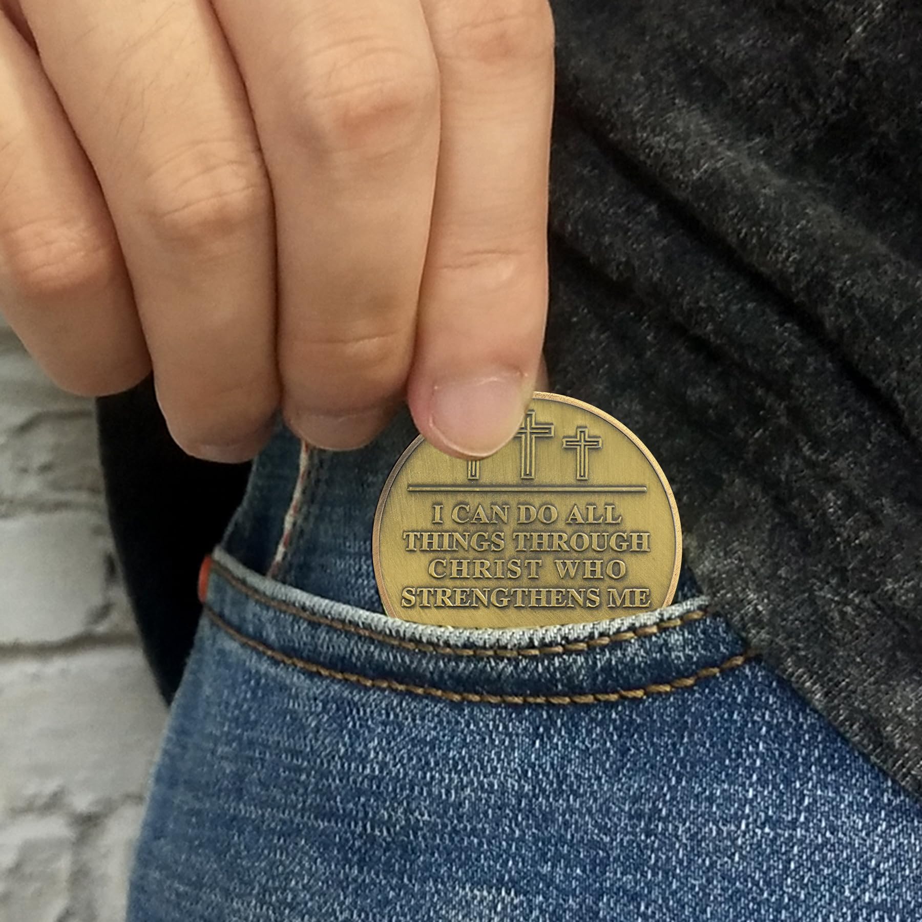 Radiant Cross Path Religious Coin mysite