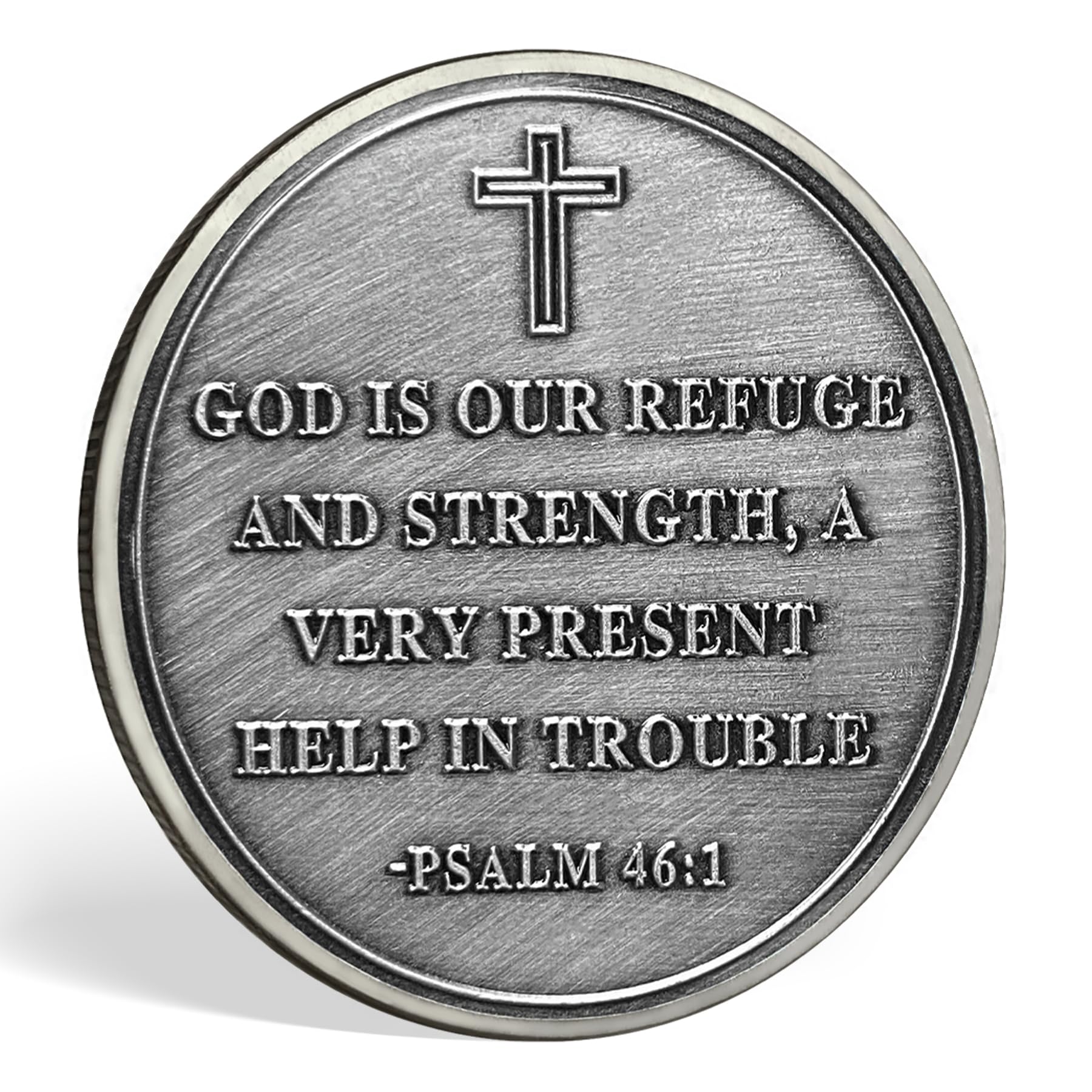 God is Our Fefuge and Strength Challenge Coin Psalm 46:1 mysite