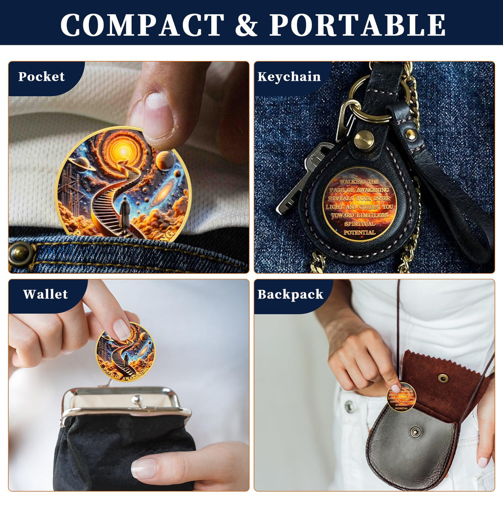 Cosmic Steps Path of Awakening Sobriety Coin mysite