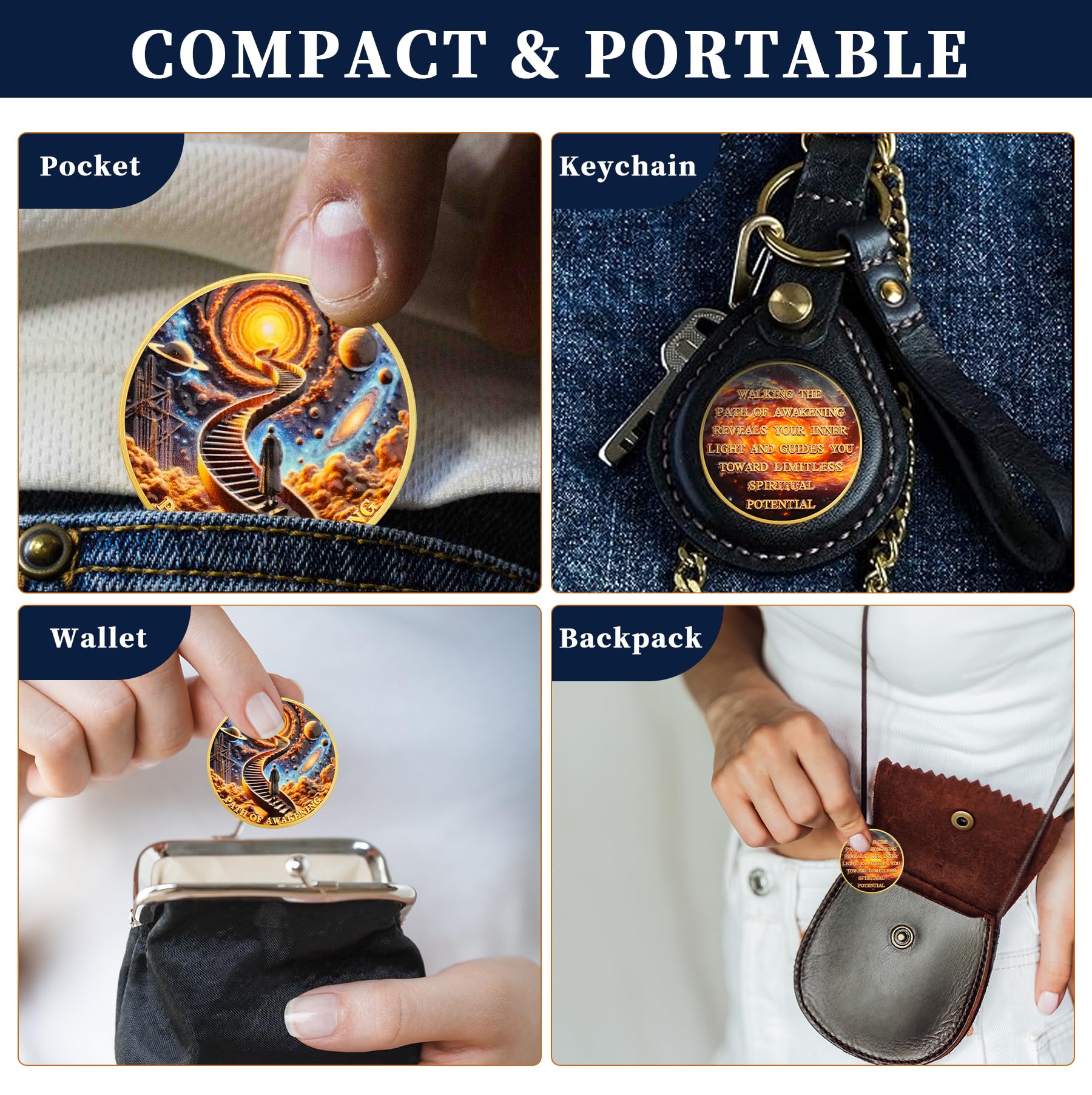 Cosmic Steps Path of Awakening Sobriety Coin mysite