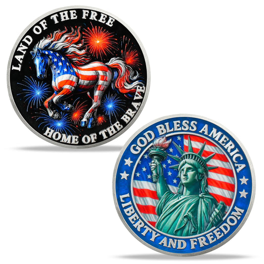 Independence Day Military Coin mysite