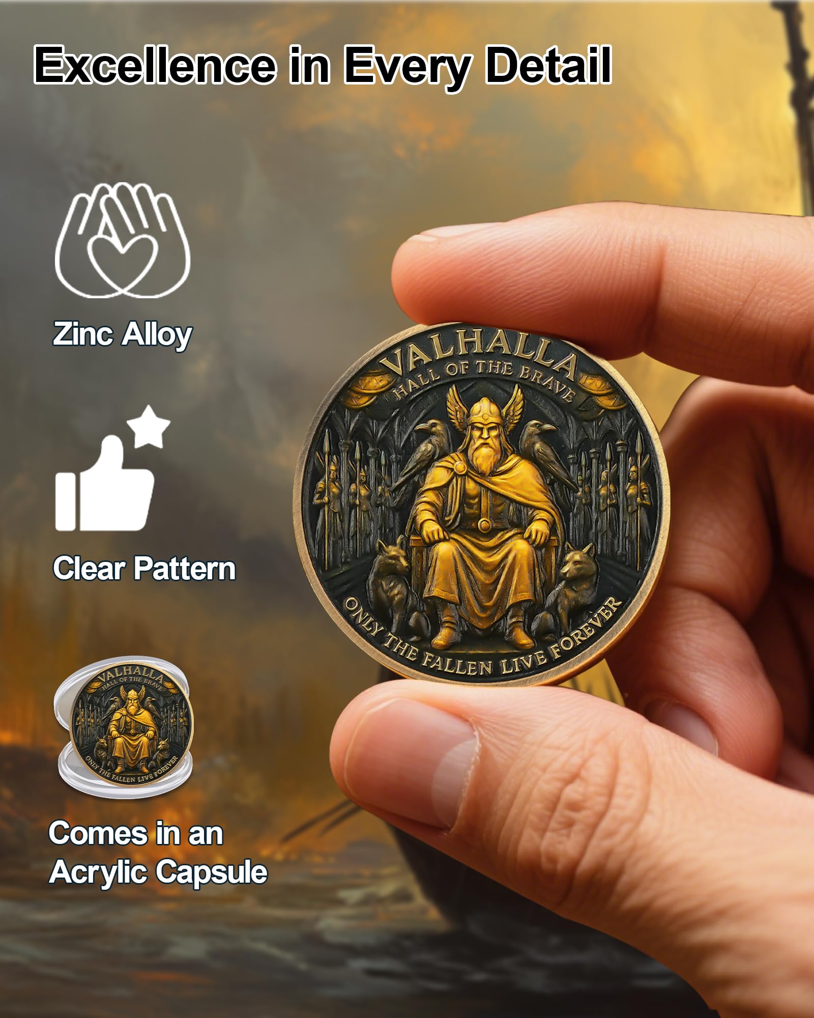 Viking Valhalla Challenge Coin mysite
