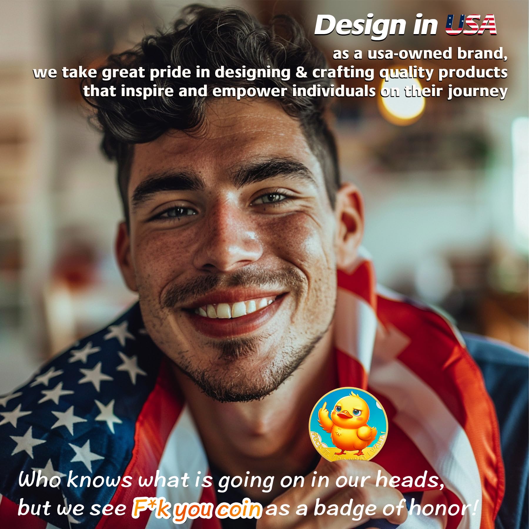 Cute Yellow Duck Middle Finger Challenge Coin mysite