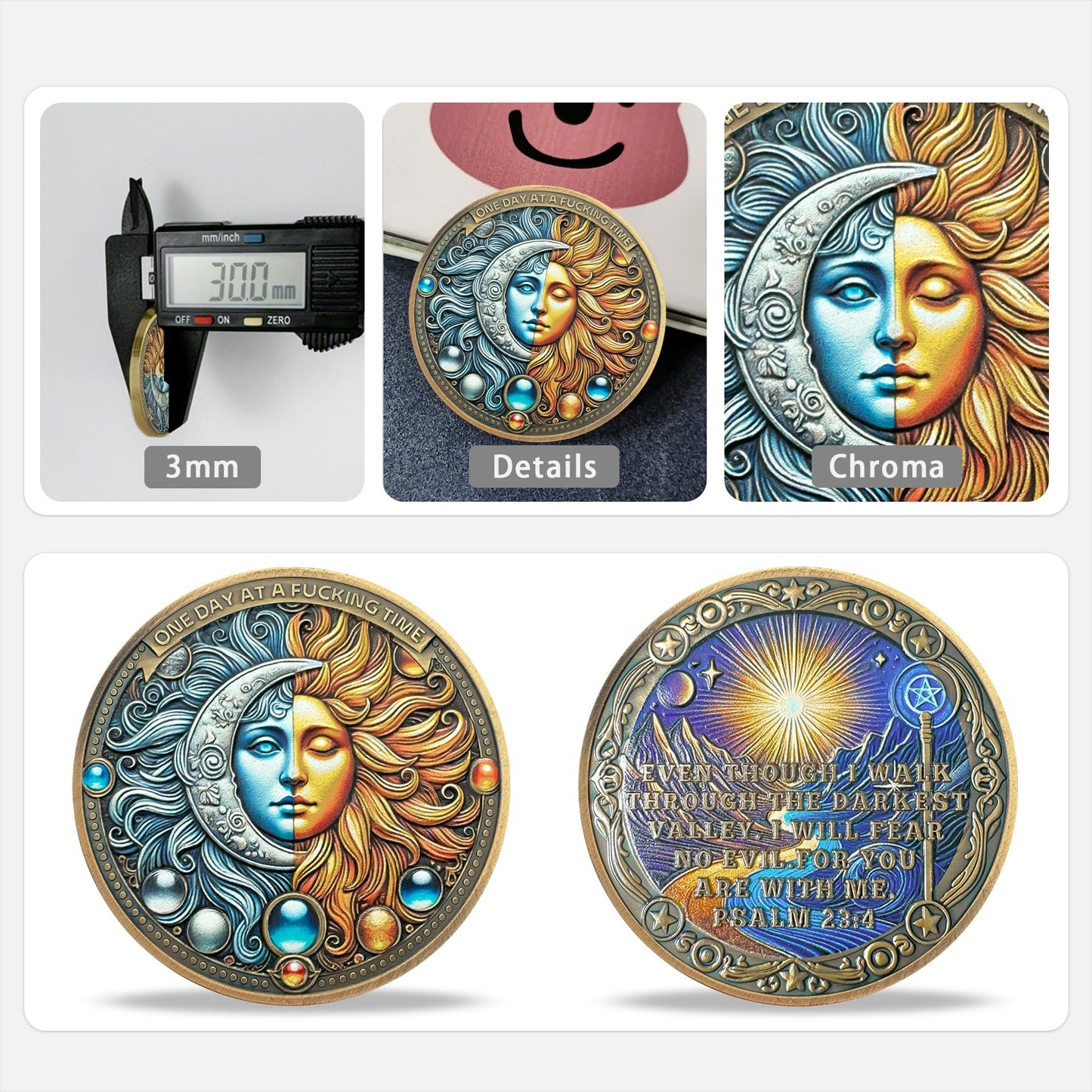 Sun and Moon Recovery Sobriety Coin mysite