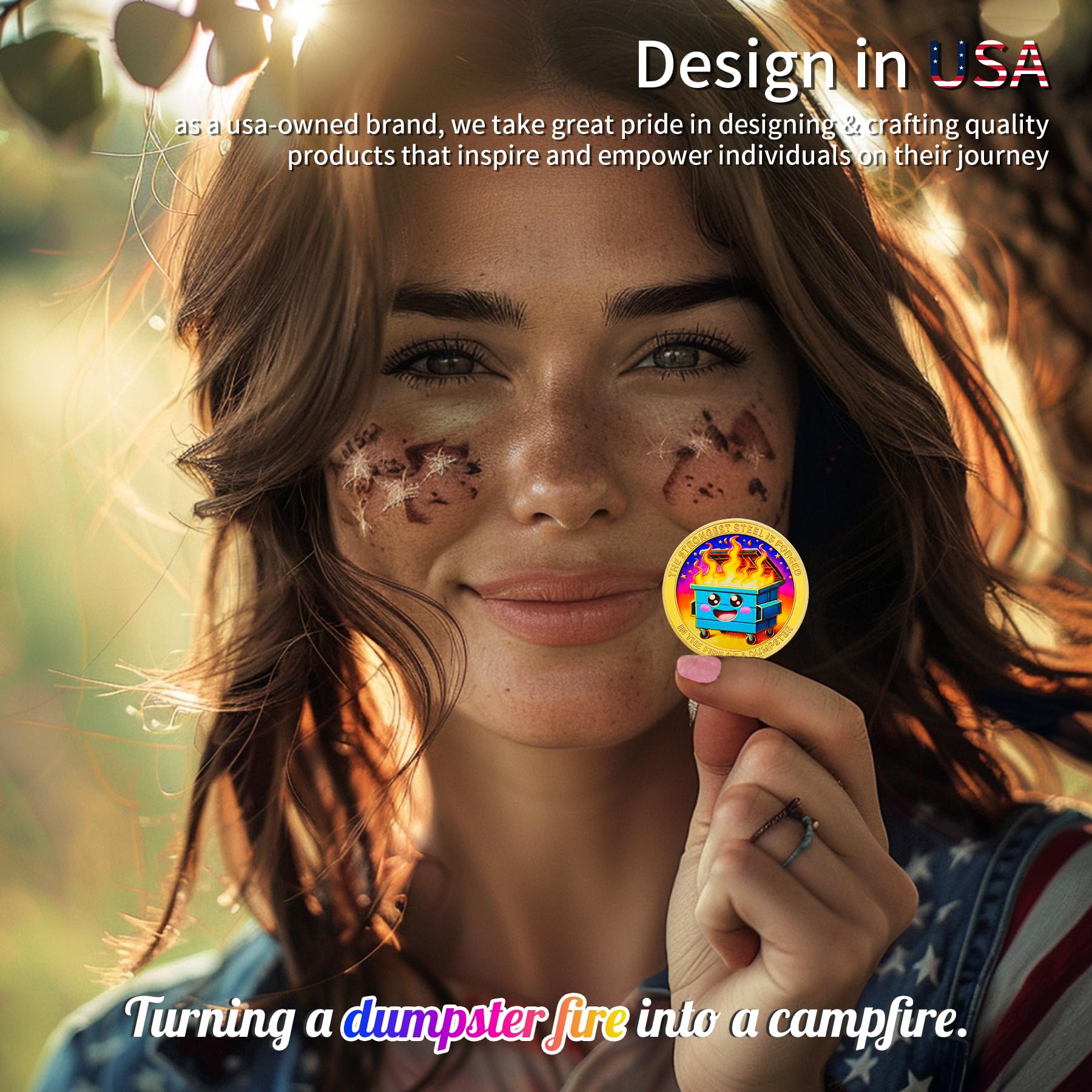 Emerging from Cocoon Dumpster Fire Coin mysite