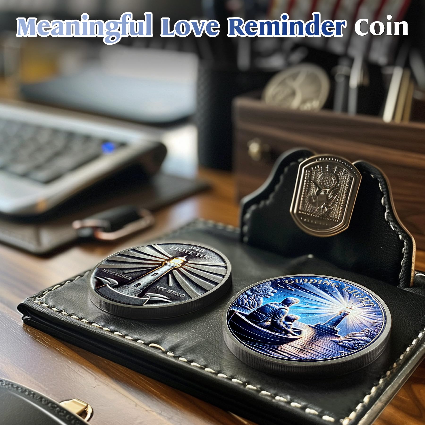 I Love You Dad Original Guiding Light Father Challenge Coin mysite