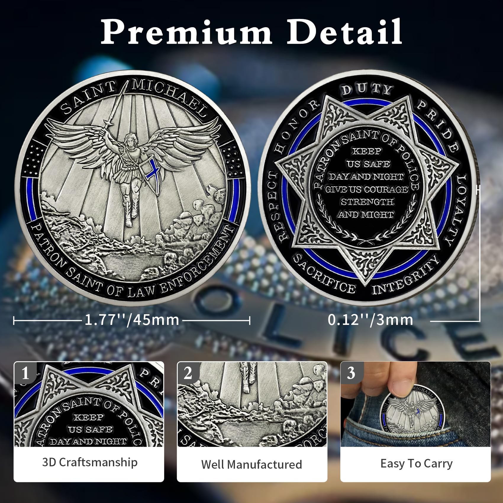 St Michael Police Challenge Coin mysite
