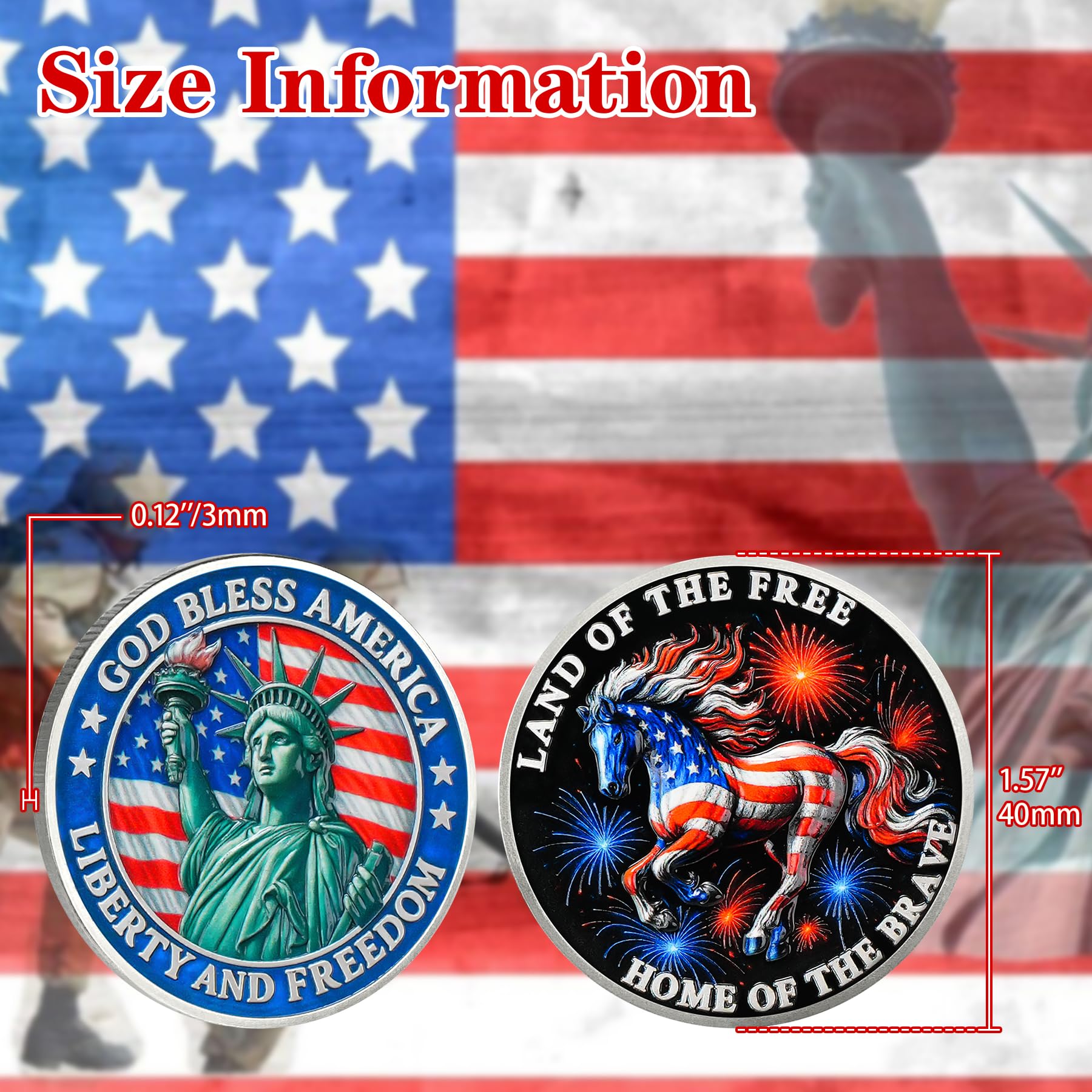Independence Day Military Coin mysite