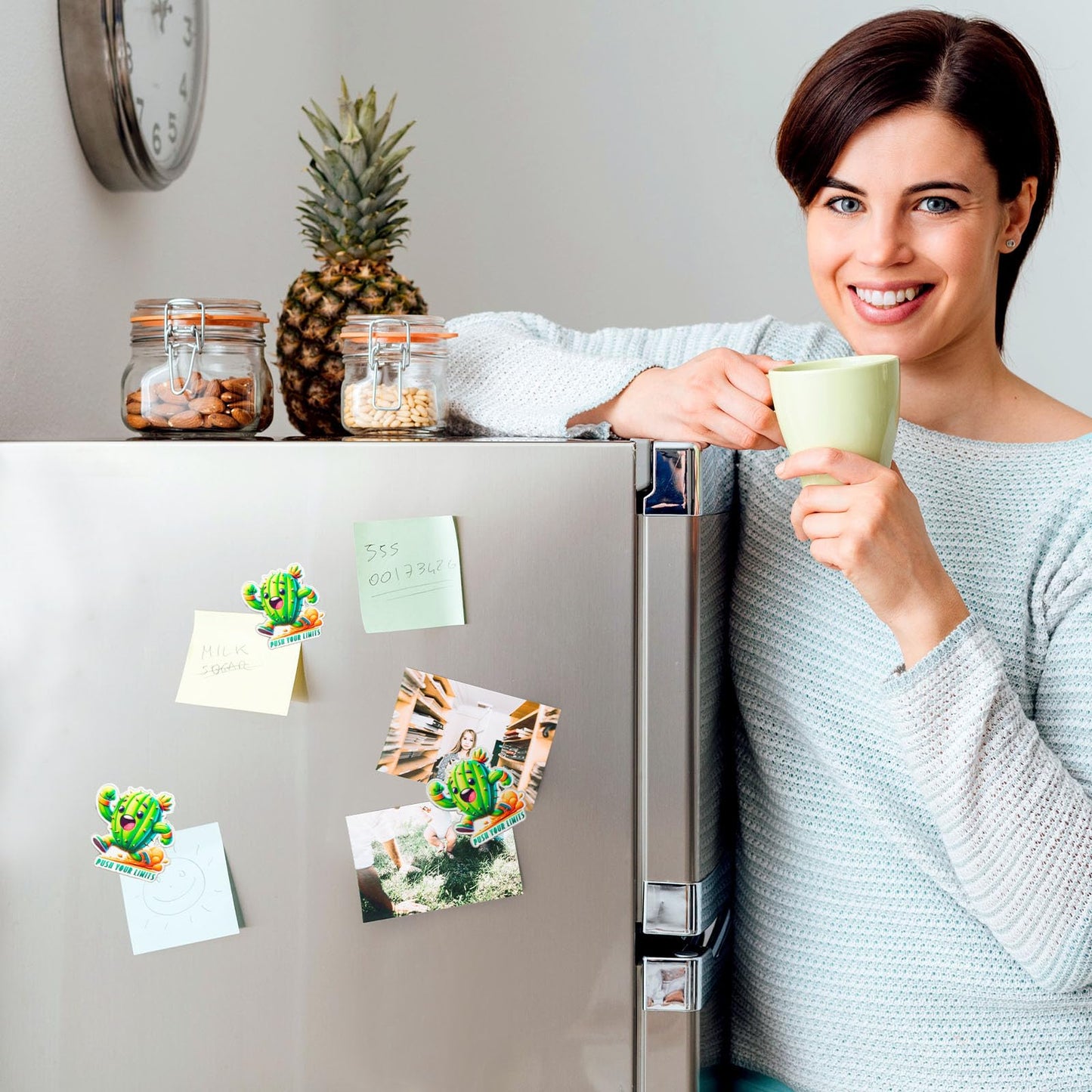 Push Your Limits Motivational Funny Fridge Magnets mysite