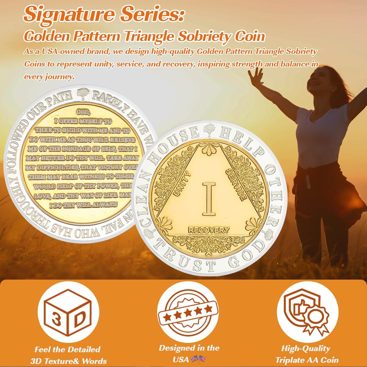 Recovery Golden Hope Sobriety Coin mysite