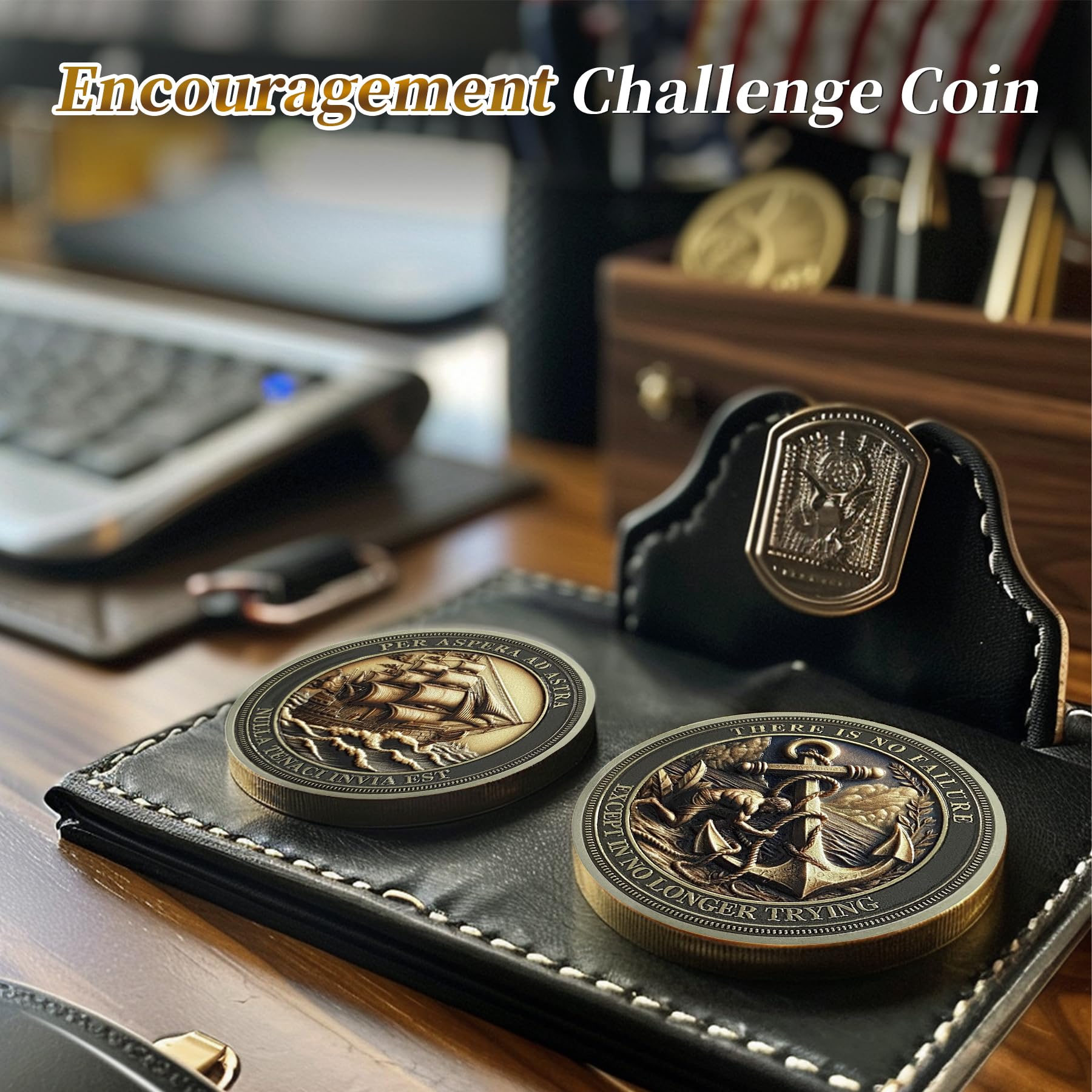 Sailing Anchor Inspiration  Symbol of Faith and Strength Encouragement Coin mysite