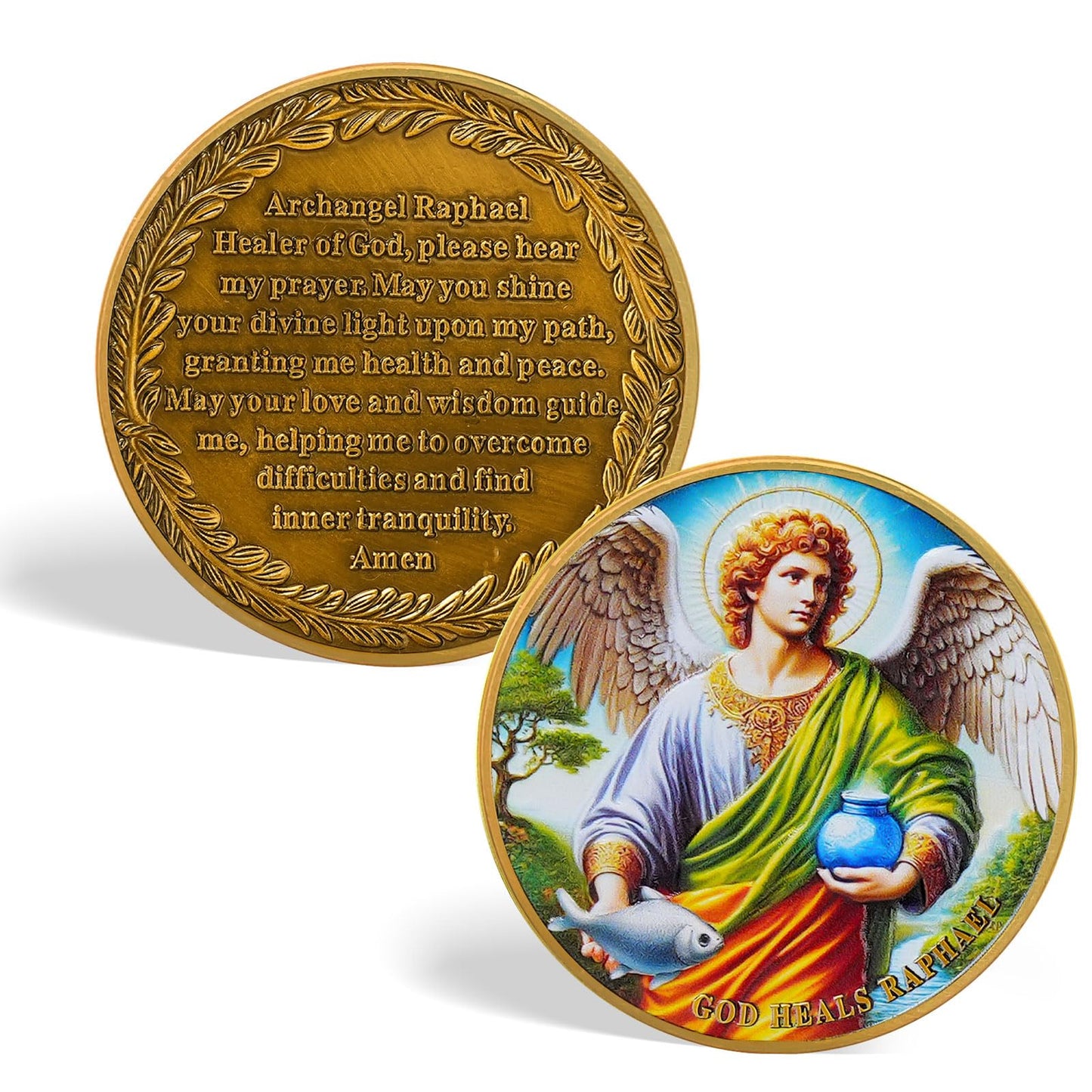 Tokenara Archangel Raphael Healing Prayer Coin mysite