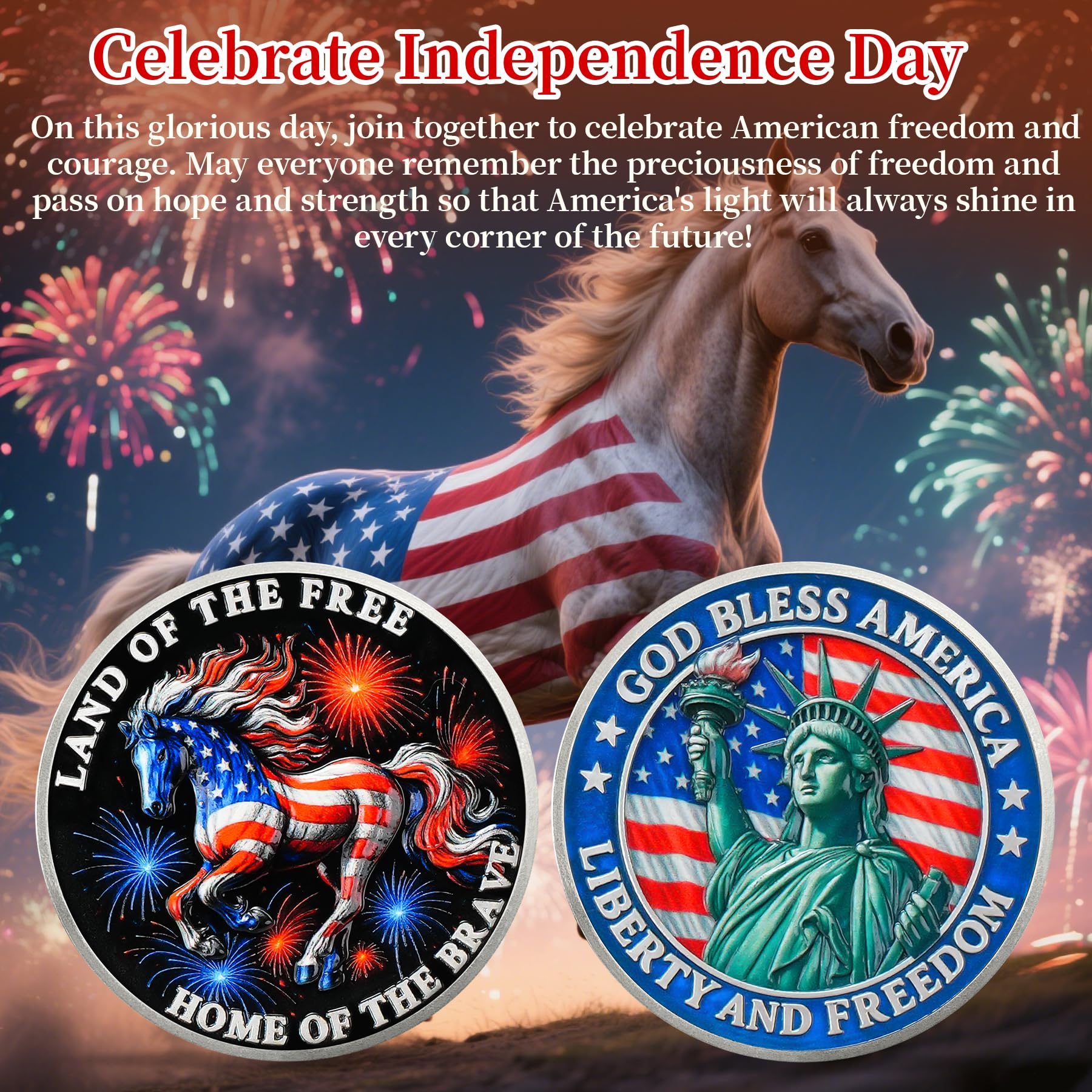 Independence Day Military Coin mysite