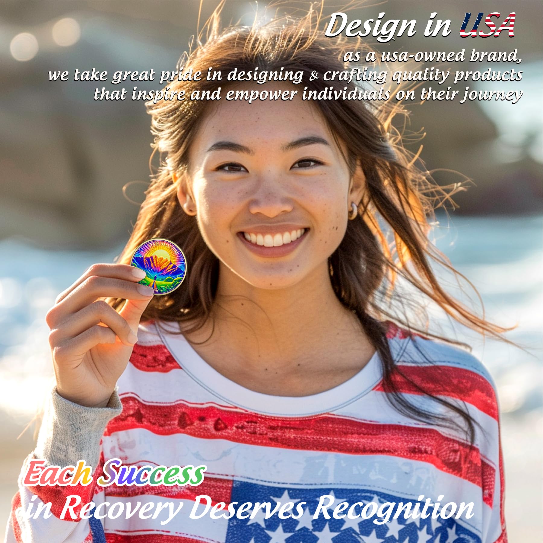 1-12 Months Recovery Addiction Celebrate Living Clean Sobriety Coin mysite