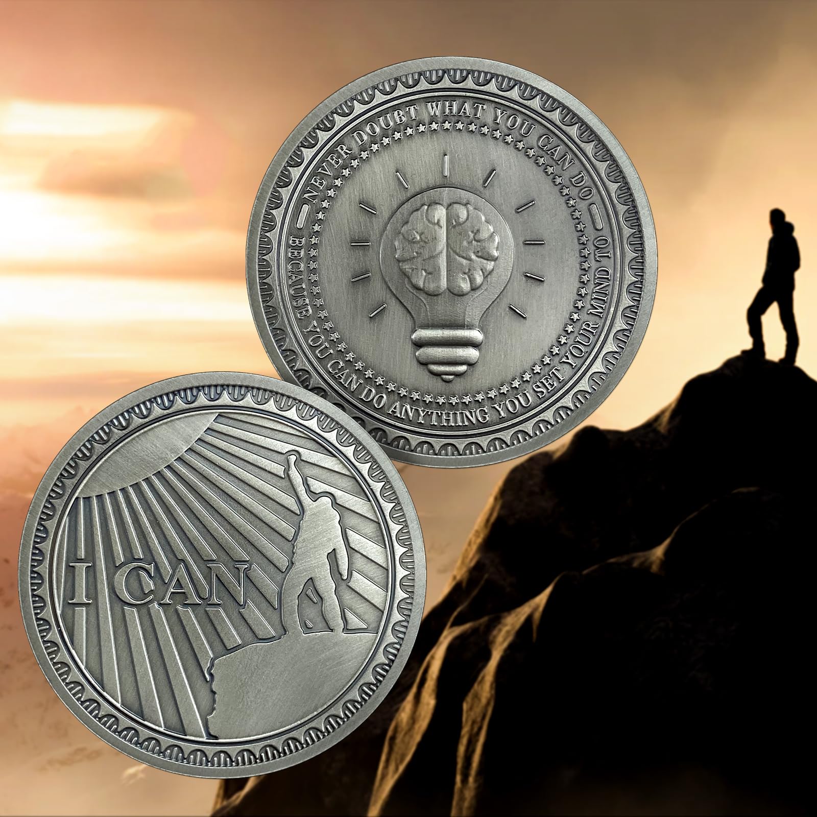 I Can Inspirational Challenge Coin mysite
