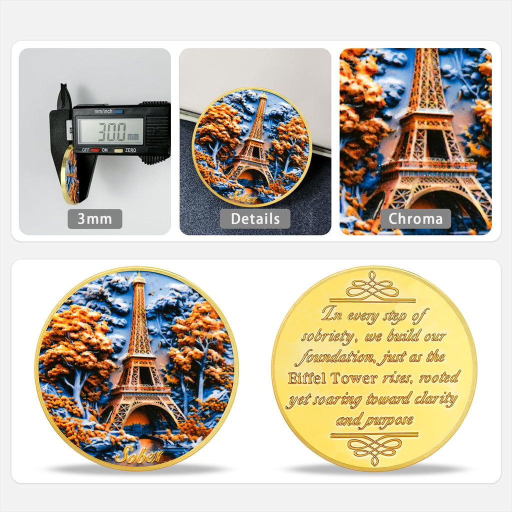Eiffel Tower Sobriety Coin mysite