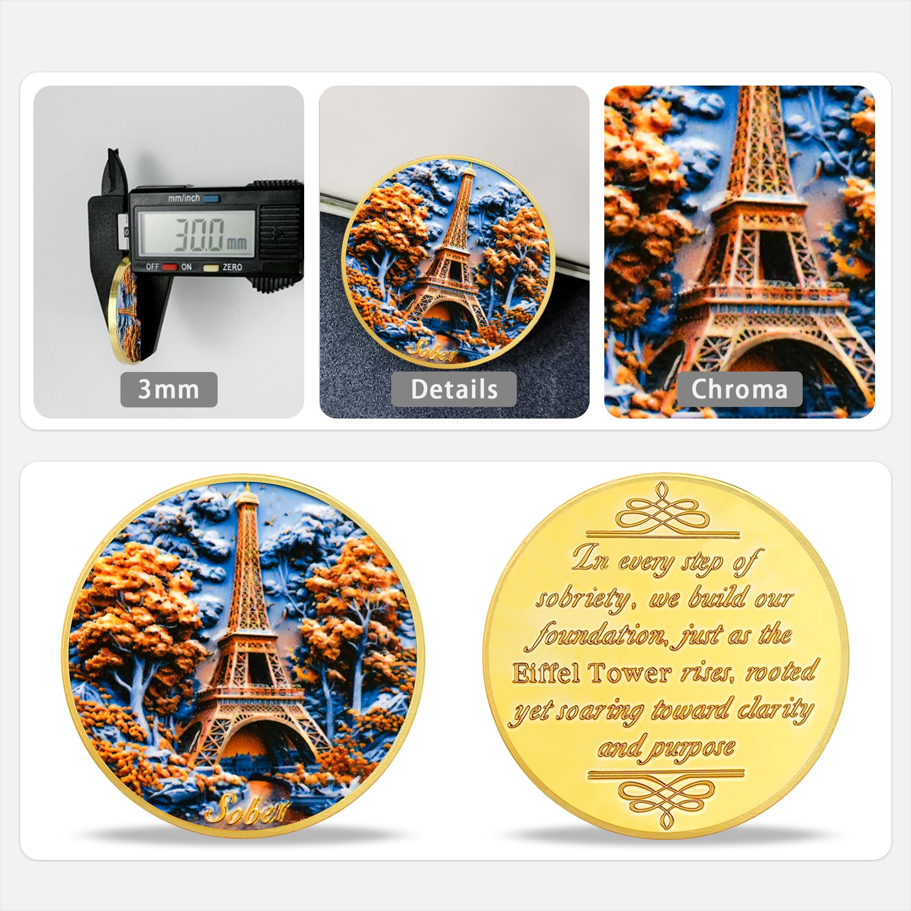 Eiffel Tower Sobriety Coin mysite